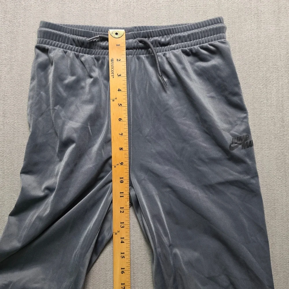 Jordan Joggers Boys L Grey Jumpman Tricot Athletic Sweatpants C088-F99